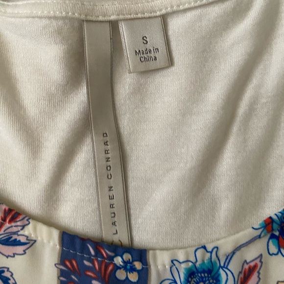 LC Lauren Conrad Cap Sleeve Tee Small - Picture 14 of 14